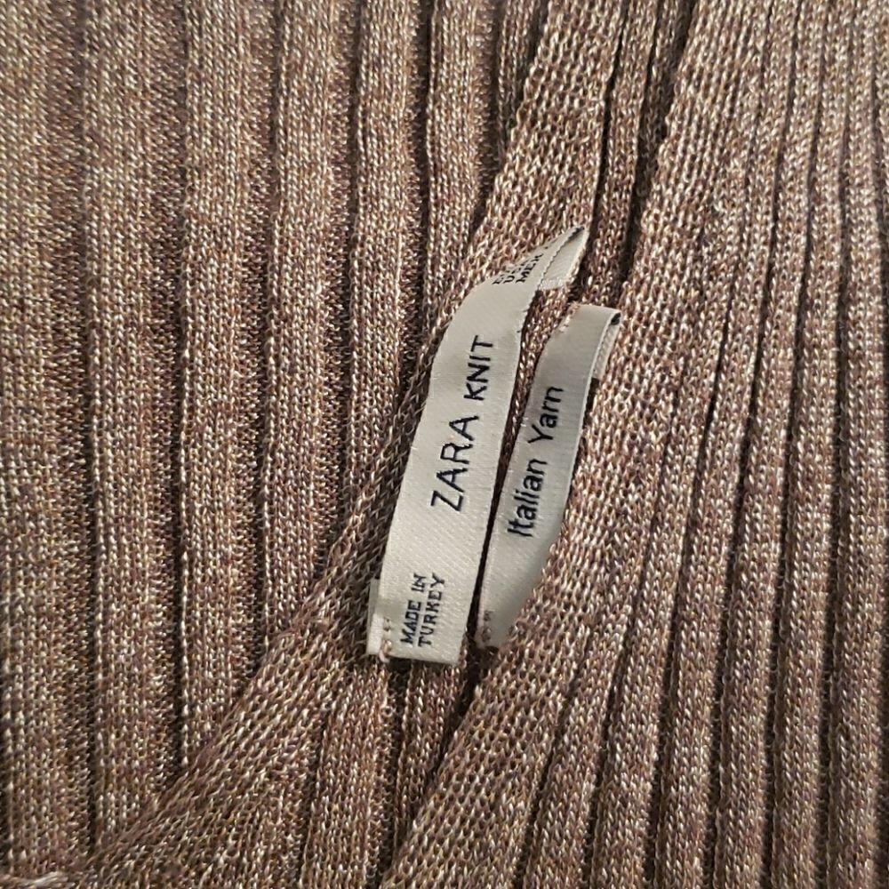 Zara Knit Tank Top‼️Italian Yarn - Picture 5 of 6